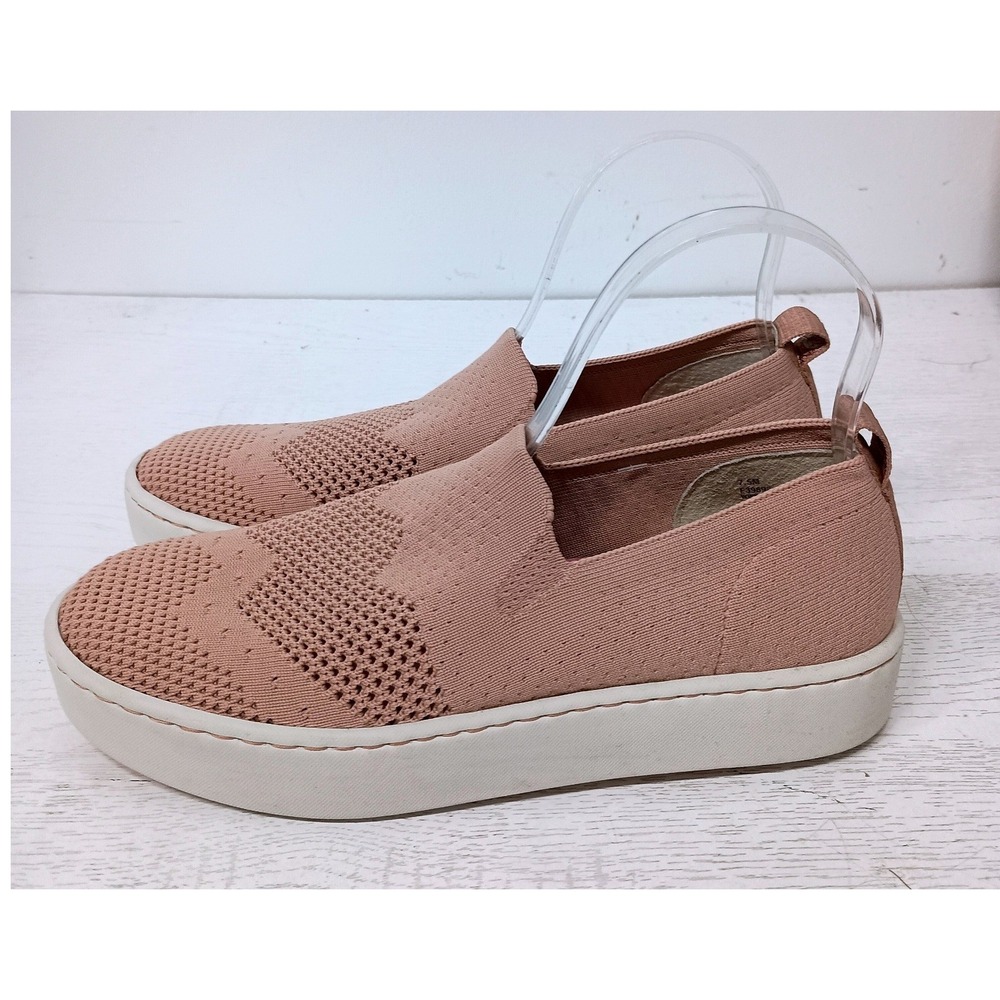 Born Koda Knit Slip On Shoes Womens 7.5 Pink Casual Comfort Walking Sneakers